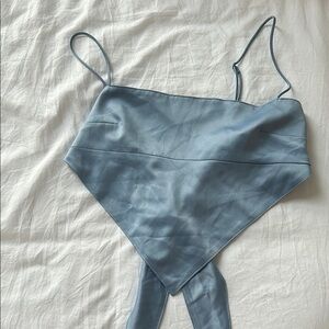 Elegant Blue Women's Top